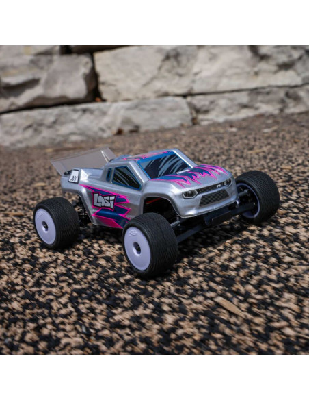 LOSI 1/28 Micro-T 2S 2WD RTR Stadium Truck,GRIS(BATERIA Y CARGADOR INCLUIDOS) - Imagen 19