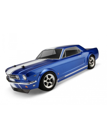 HPI RACING CARROCERIA 1966 FORD MUSTANG GT COUPE(200MM) TRANSPARENTE NECESITA PINTAR - Imagen 1