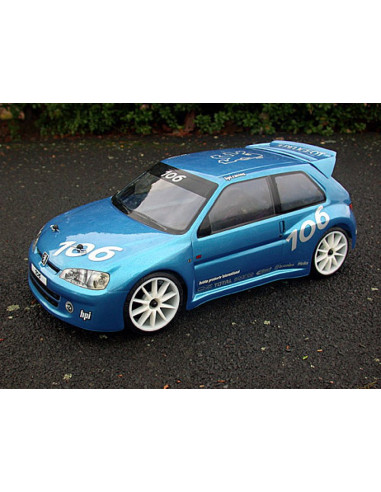 HPI RACING CARROCERIA  PEUGEOT 106 MAXI (190 mm/WB 237 mm/TRANSPARENTE,NECESARIO PINTAR) - Imagen 3