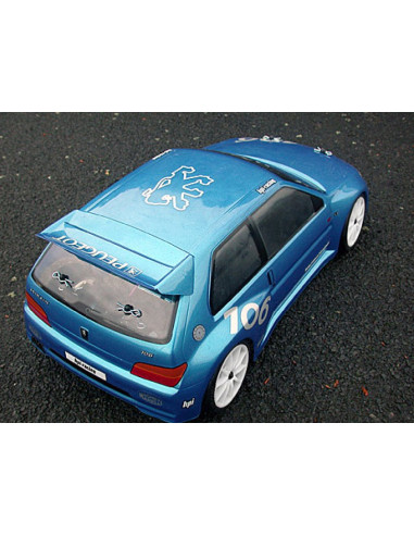 HPI RACING CARROCERIA  PEUGEOT 106 MAXI (190 mm/WB 237 mm/TRANSPARENTE,NECESARIO PINTAR) - Imagen 4