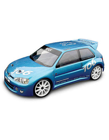 HPI RACING CARROCERIA  PEUGEOT 106 MAXI (190 mm/WB 237 mm/TRANSPARENTE,NECESARIO PINTAR) - Imagen 1