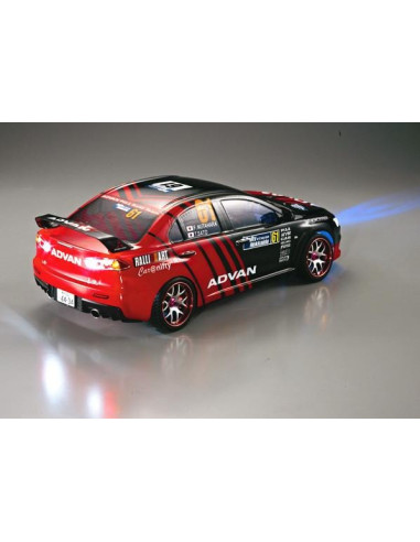 KILLERBODY CARROCERIA MITSUBISHI LANCER EVOLUTION X 1/10 TRANSPARENTE,NECESITA PINTURA - Imagen 4