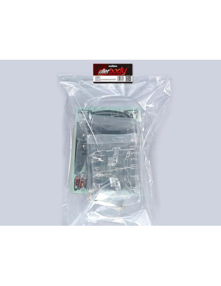 KILLERBODY CARROCERIA MITSUBISHI LANCER EVOLUTION X 1/10 TRANSPARENTE,NECESITA PINTURA - Imagen 2