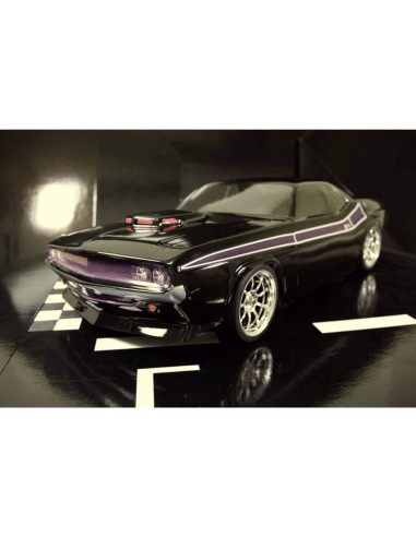 TEAM C CARROCERIA 1/10 DODGE CHALLENGER,TRANSPARENTE NECESARIO PINTURA - Imagen 1