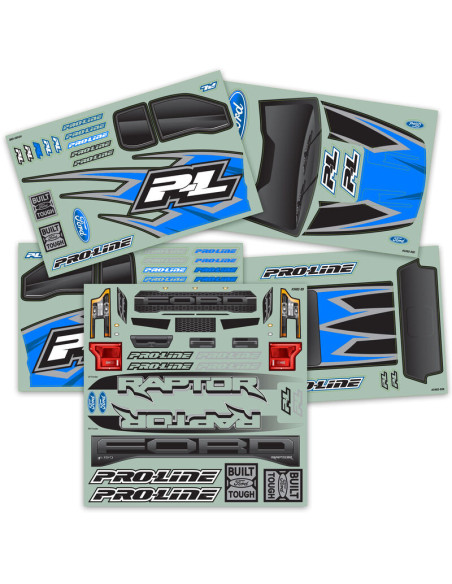 PROLINE CARROCERIA 1/5 Ford F-150 Raptor 2017 precortada, carrocería negra resistente: X-MAXX - Imagen 2