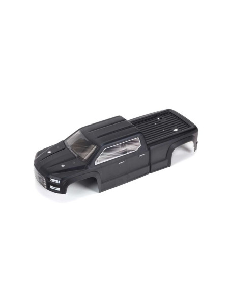 CARROCERIA ARRMA 1/10, color negro: BIG ROCK CREW CAB 4X4 BLX,PINTADA - Imagen 1