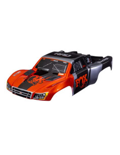CARROCERIA TRAXXAS Slash VXL 2WD (también se adapta a Slash 4X4), Fox Edition (pintada, calcomanías aplicadas) - Imagen 1