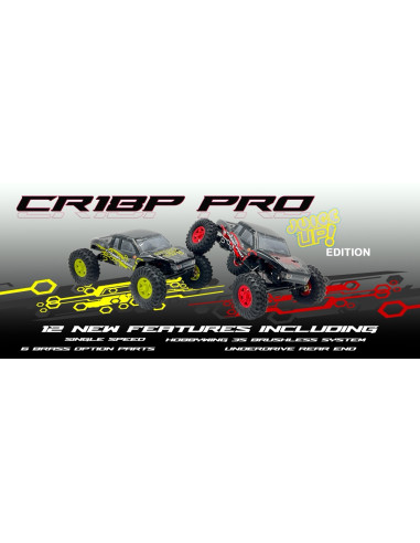 ABSIMA 1/18 BL Crawler "CR18P PRO Juice Up" RTR,ROJO(INCLUYE BATERIA Y CARGADOR) - Imagen 7
