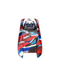 TRAXXAS Catamarán de carreras DCB M41 TQi TSM, rojo/azul - Imagen 2