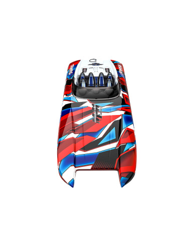 TRAXXAS Catamarán de carreras DCB M41 TQi TSM, rojo/azul - Imagen 2