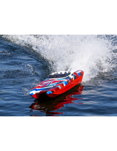 TRAXXAS Catamarán de carreras DCB M41 TQi TSM, rojo/azul - Imagen 12
