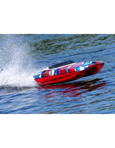 TRAXXAS Catamarán de carreras DCB M41 TQi TSM, rojo/azul - Imagen 13