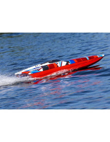 TRAXXAS Catamarán de carreras DCB M41 TQi TSM, rojo/azul - Imagen 14
