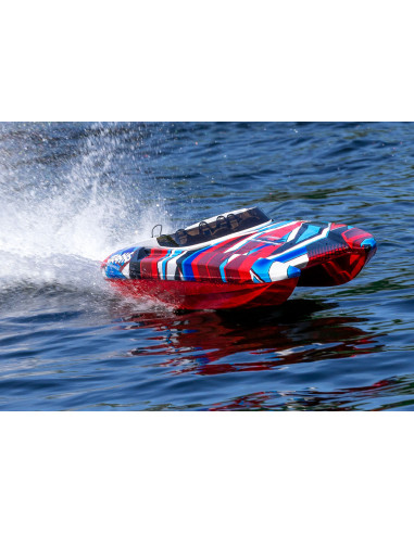 TRAXXAS Catamarán de carreras DCB M41 TQi TSM, rojo/azul - Imagen 15