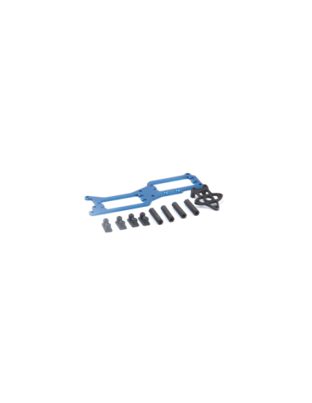 LRP133016 Soporte de servo de aluminio y piezas de plástico - Rebel BX - Imagen 1