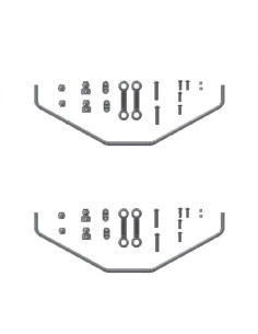 500405236 JUEGO DE ESTABILIZADORES  DELANTERO,TRASERO PARA CARSON DIRT ATTACK - Imagen 2