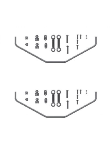 500405236 JUEGO DE ESTABILIZADORES  DELANTERO,TRASERO PARA CARSON DIRT ATTACK - Imagen 2