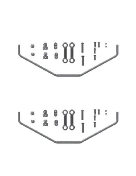 500405236 JUEGO DE ESTABILIZADORES  DELANTERO,TRASERO PARA CARSON DIRT ATTACK - Imagen 2