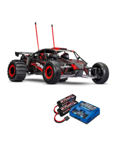 PACK TRAXXAS FUNCO 1/7 PRO SCALE SAND CAR ROJO+2 BATERIAS Y CARGADOR TRAXXAS - Imagen 1