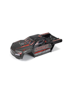 ARRMA ARA406169 KRATON 6S EXB, carrocería recortada, pintada y descatalogada, color negro y rojo - Imagen 1