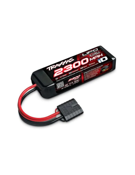 TRX2824X TRAXXAS Batería de litio de 2300 mAh, 11,1 V, 3 celdas, combo - Imagen 1
