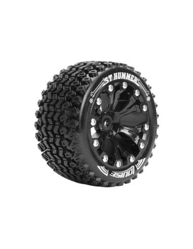 LR-T3209SB ST-HUMMER - 1-10 Stadium Truck Tire Set - Mounted - Sport - Imagen 3