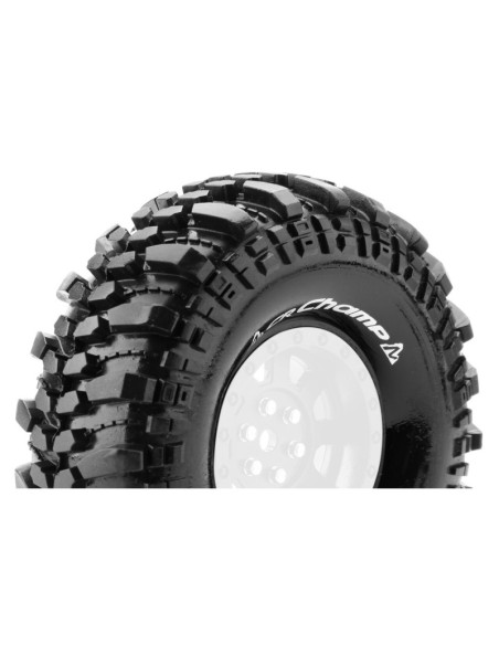 LR-T3231VI Louise RC CR-CHAMP 1/10 Crawler Tires  Super Soft  for 1.9 Wheels - Imagen 1