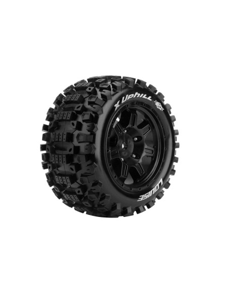 LR-T3297B RUEDAS LOUISE 24MM MONSTER X-UPHILL PEGADAS RELLENA X-MAXX - Imagen 2