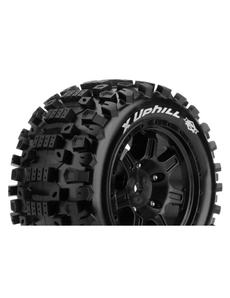 LR-T3297B RUEDAS LOUISE 24MM MONSTER X-UPHILL PEGADAS RELLENA X-MAXX - Imagen 1