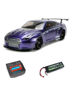 PACK TEAM MAGIC E4D MF DRIFT CAR SILVER EDITION 1/10 BRUSHED+BATERIA Y CARGADOR - Imagen 1