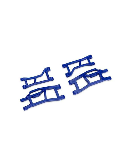 TRX10725Brazos de suspensión HD delanteros superiores e inferiores Blue WideMaxx - Imagen 1