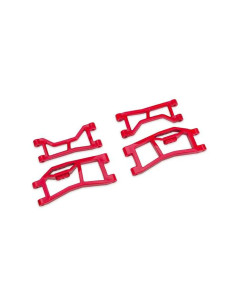 TRX10727-ROJO Brazos de suspensión HD superiores e inferiores traseros WideMaxx - Imagen 1