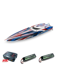 PACK BARCO TRAXXAS SPARTAN SR 36+2 BATERIAS ABSIMA 7000MAH 11,1V+CARGADOR HRC DUAL - Imagen 1