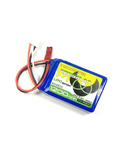 ABSIMA BATERIA TX LiPo 2S 7.4V 1200mAh SC (BEC-Plug) - Imagen 1