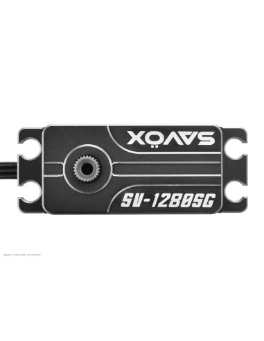 SV-1280SG SERVO SAVOX Digital  Alto Voltaje Motor sin núcleo  Engranaje de acero - Imagen 3