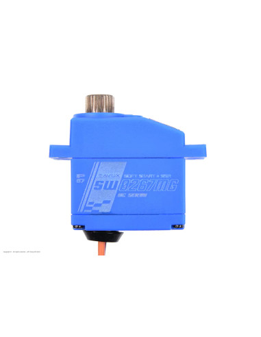 SW-0267MG Digital  Motor de CC  Resistente al agua - Servo de tamaño micro - Engranaje metálico - Imagen 3