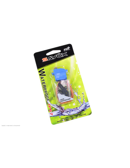 SW-0267MG Digital  Motor de CC  Resistente al agua - Servo de tamaño micro - Engranaje metálico - Imagen 4