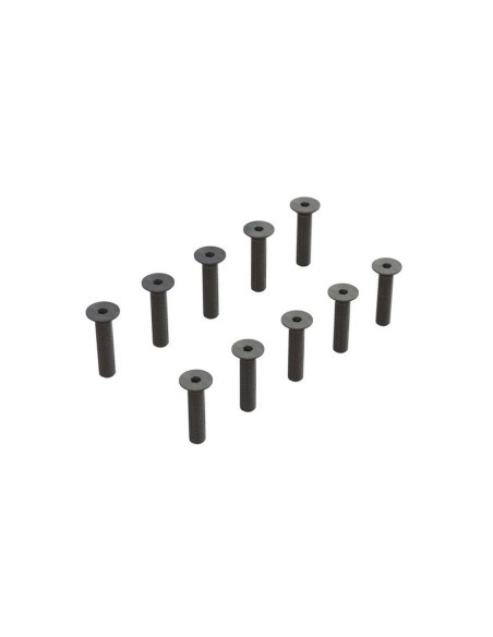 ARA703016 Tornillo de máquina hexagonal de cabeza plana, M3,5 x 16 mm (10) - Imagen 1