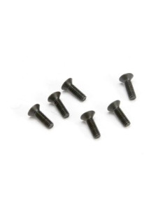 TRX2524 Tornillos de cabeza avellanada de 2,5 x 8 (impulso hexagonal) (6) - Imagen 1
