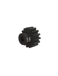 TRX3945X Engranaje, piñón de 15 dientes (32 p), de alta resistencia (acero mecanizado y endurecido, - Imagen 1