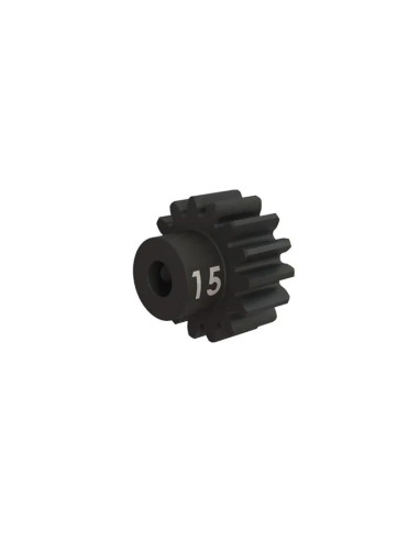 TRX3945X Engranaje, piñón de 15 dientes (32 p), de alta resistencia (acero mecanizado y endurecido, - Imagen 1