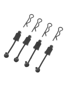 AR390178 Retenedor de clip para carrocería, escala 1/8, negro (4) - Imagen 1