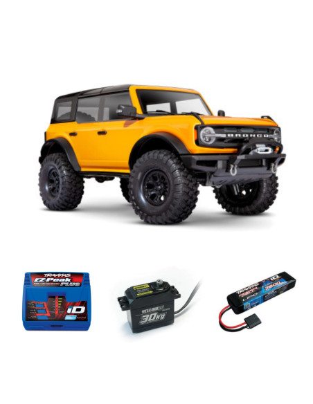 PACK TRX4 FORD BRONCO 2021CARROCERIA SIN CLIP+BATERIA Y CARGADOR+CAMBIO DE SERVO - Imagen 1