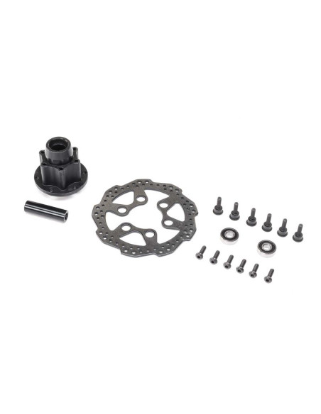 LOS262013 LOSI Conjunto completo de buje delantero: PM-MX/SM - Imagen 1