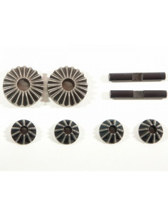 HPI87193Convertir diferencial de engranajes estándar R40 o Savage a diferencial de engranajes cónicos de 4 - Imagen 1