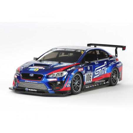TAMIYA 1:10 RC SUBARU WRX STI 24h NRBG TT-02 KIT - Imagen 2