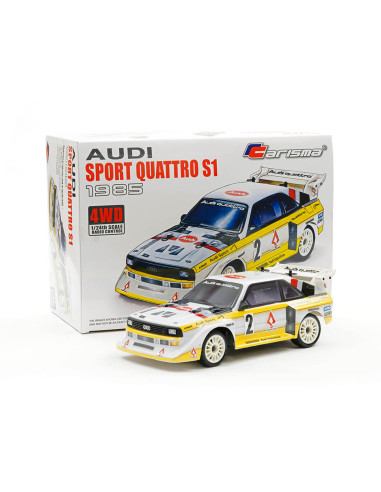 CARISMA GT24 AUDI SPORT QUATTRO S1 1985 1/24 MICRO RTR(INCLUYE BATERIA Y CARGADOR) - Imagen 8