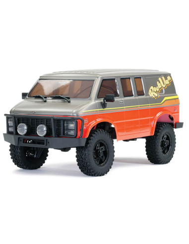 FTX OUTBACK MINI XP ROCK VAN 1:18 TRAIL LISTA PARA USAR GRIS - Imagen 1