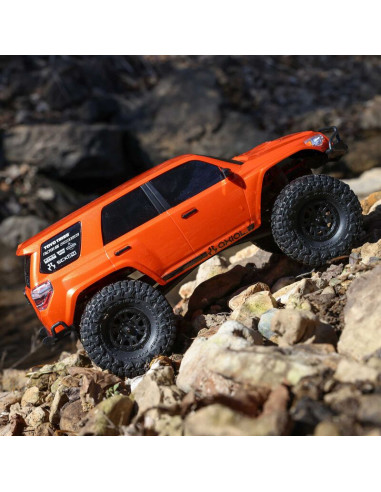 AXIAL Toyota 4Runner 4X4 RTR 1/24, cepillado (batería y cargador incluidos)NARANJA - Imagen 14