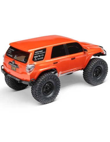 AXIAL Toyota 4Runner 4X4 RTR 1/24, cepillado (batería y cargador incluidos)NARANJA - Imagen 6